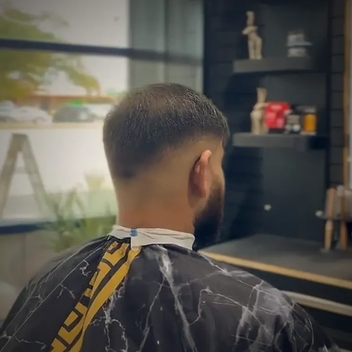 Finished fade, checked by the window